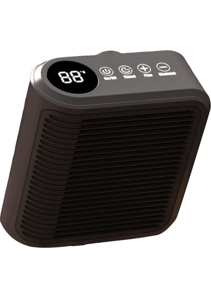 Mini Fanlı Isıtıcı Çok Fonksiyonlu Duvara Monte Isıtıcı Duvar Prizi Küçük Alan Isıtıcı Ev Tipi Fanlı Isıtıcı Siyah Ab Fişi (Yurt Dışından)