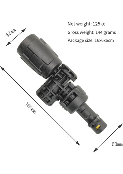 Karcher K2 K3 K4 K5 K6 K72 Döner Yüksek Basınçlı Su Nozulu Için VP360 Püskürtme Ucu Esnek Değişken Parça 2.643-254.0 (Yurt Dışından) modelleri