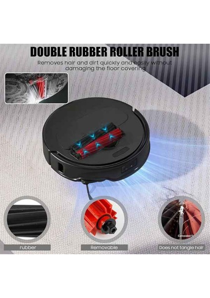 Roborock Qrevo Slim/qrevo Master Süpürme Robotu Ana Yan Fırça Paspas Filtre Seti Temizleyici Parça Değişimi Için 10 Adet (Yurt Dışından)