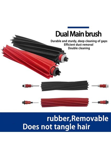 Roborock Qrevo Slim/qrevo Master Süpürme Robotu Ana Yan Fırça Paspas Filtre Seti Temizleyici Parça Değişimi Için 10 Adet (Yurt Dışından) indirimleri