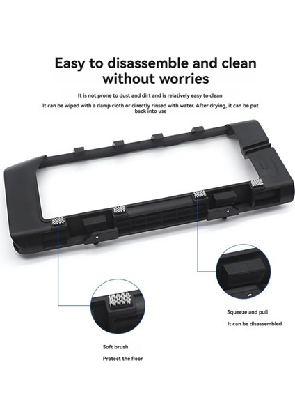 Dreame X50 Ultra /X50 Pro / S40 X40 Enhanced Edition Robot Süpürge Ataşmanları Için Ana Fırça Kapağı ve Ana Fırça (Yurt Dışından) fırsatları