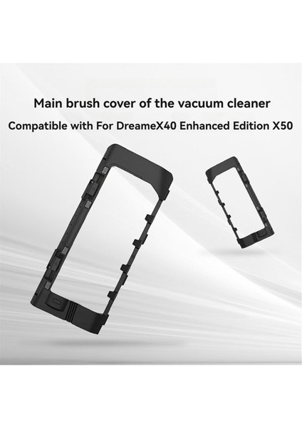 Dreame X50 Ultra /X50 Pro / S40 X40 Enhanced Edition Robot Süpürge Ataşmanları Için Ana Fırça Kapağı ve Ana Fırça (Yurt Dışından) indirimleri