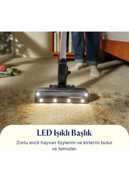 Furfinder Pro Kablosuz Dikey Süpürge