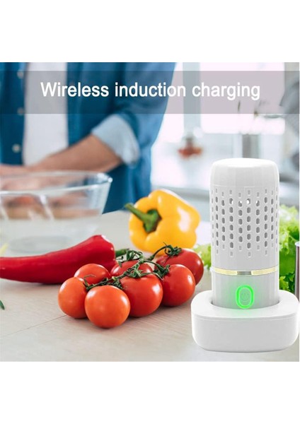 Meyve Sebze Yıkama Makinesi, Sebze ve Meyveler Için Şarjlı Temizleme Makinesi, Taşınabilir Mini Gıda Temizleyici Beyaz (Yurt Dışından) fiyatları