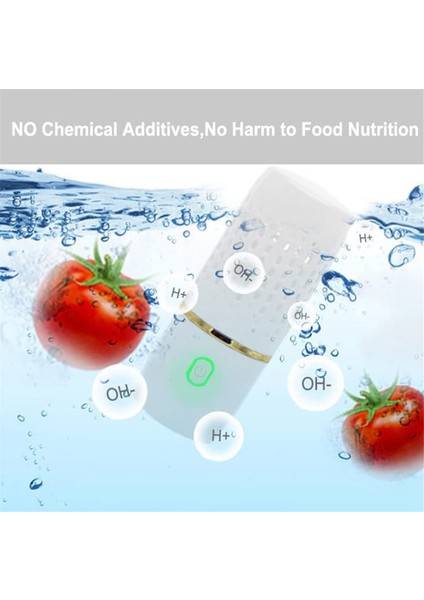 Meyve Sebze Yıkama Makinesi, Sebze ve Meyveler Için Şarjlı Temizleme Makinesi, Taşınabilir Mini Gıda Temizleyici Beyaz (Yurt Dışından) indirimleri