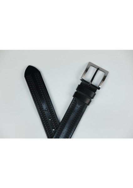 %100 Deri 4 cm Tbk 004 Siyah Kenar Desenli fiyatları