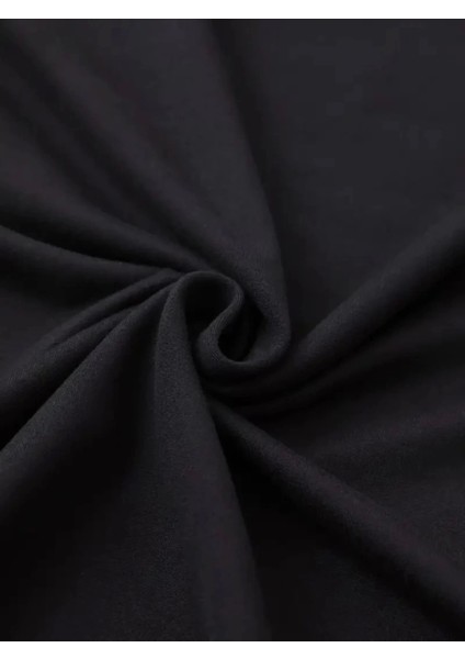 Siyah Oversize Bisiklet Yaka T-Shirt fiyatları