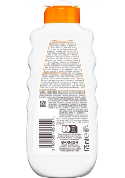 Ambre Solaire Yüksek Koruma Sağlayan Güneş Koruyucu Süt SPF30 175 ml fiyatları