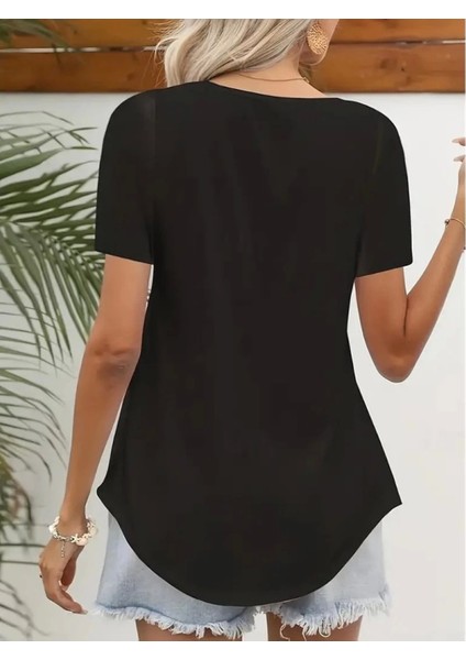 Şık Kadın Lazer Yakalı Krep Bluz fiyatları