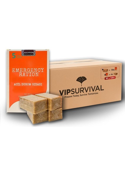Acil Durum ve Deprem Gıdası, Afet Beslenme Paketi , Hayat Kurtaran Beslenme, 5 Yıl Raf Ömrü, (1 Koli) (10 Paket x 500 gr ) fiyatları