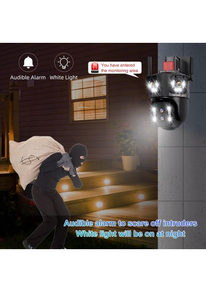 WL342-10X 4K Hd Ultra Geniş Açı + 10X Zoom Wifi Ptz Güvenlik Kamerası Cctv Dış Mekan Ip Kamera indirimleri