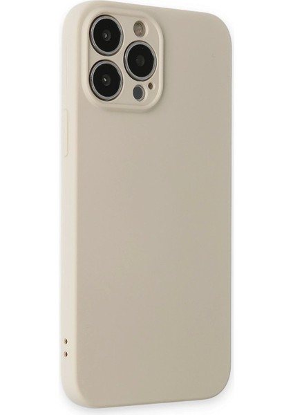 Bfs iPhone 13 Pro Kılıf Nano Içi Kadife Silikon - Bej fiyatları
