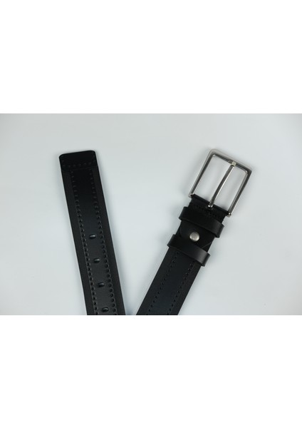 %100 Deri 4 cm Tbk 002 Siyah Dikiş Detaylı fiyatları