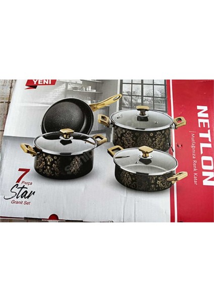 Netlon 7 Parça Star Granit Set fiyatları