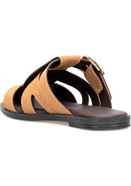 Elit BTSS03 Kadın Düz Terlik Camel fırsatları