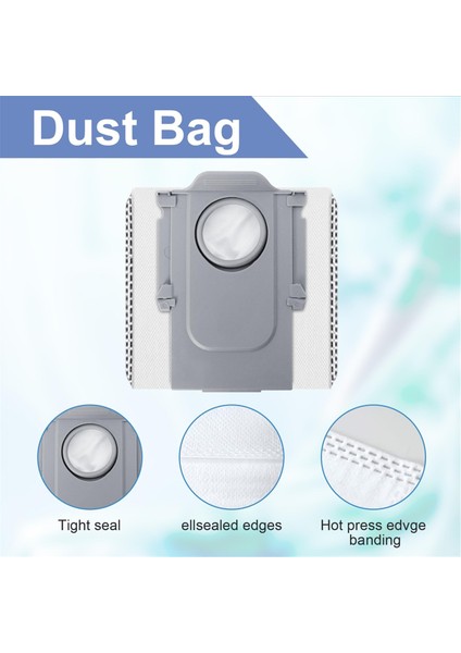 Roborock Saros 10 / S9 Maxv Ultra Vakum Aksesuarları Parçaları Ana Silindir Yan Fırça Hepa Filtre Paspas Bezi Toz Torbası (Yurt Dışından) fırsatları