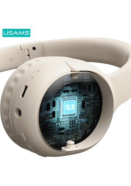 YG23 Bluetooth 5.3 Kulak Üstü Kablosuz Kulaklık - Ipx5 , LED Pil Göstergeli