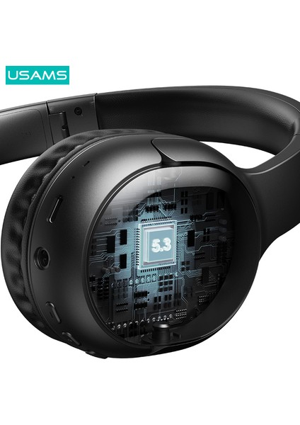 YG23 Bluetooth 5.3 Kulak Üstü Kablosuz Kulaklık - Ipx5 , LED Pil Göstergeli