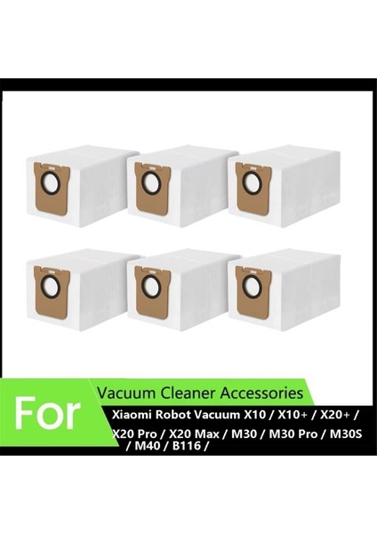 Xiaomi Robot Süpürge X10 / X10+ / X20+ / X20 Pro / X20 Max / M30 / M30 Pro / M30S / M40 / B116 / C102CN Için Toz Torbası (Yurt Dışından)