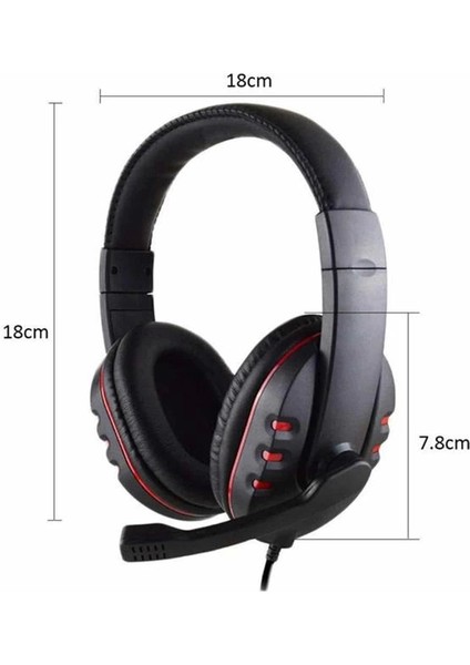 Oyuncu Kulaklığı Kulak Üstü Kablolu Gaming Kulaklık Mikrofonlu Anc Özelliği fırsatları