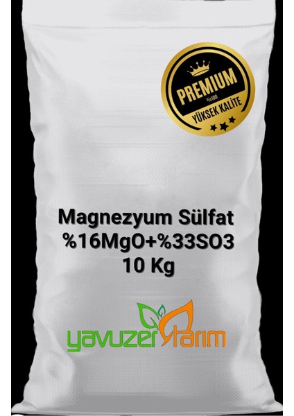 Gübre Magnezyum Sülfat Suda Erir Magnezyum Epson Tuzu Yavuzer Tarım Gübre 10 kg