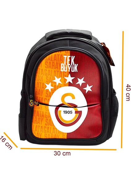 3 Bölmeli 5 Yıldızlı Tek Büyük Suni Deri Okul Sırt Çantası (25683) fiyatları