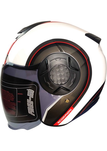 Freem FR-665 Yarım Kask Güneş Vizörlü Cırcle (M)
