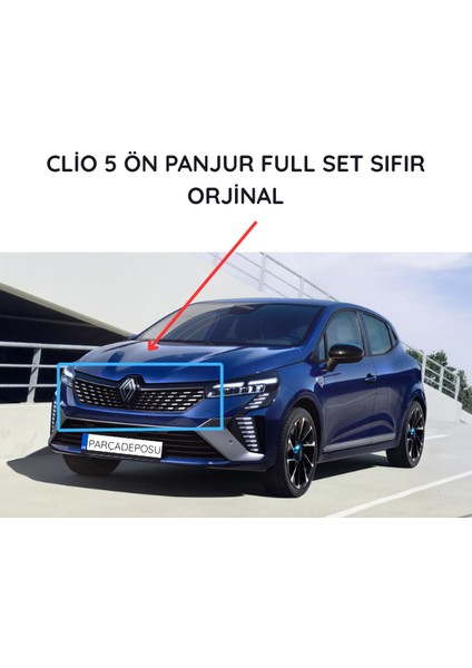 [clio 5 Ön Panjur Full Set Sıfır Orjinal 622565064R]