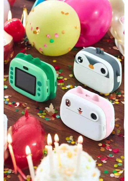 Çocuklar Için Fotoğraf Makinesi Anlık Baskı Makinesi Hd Görüntü Kalitesi fırsatları