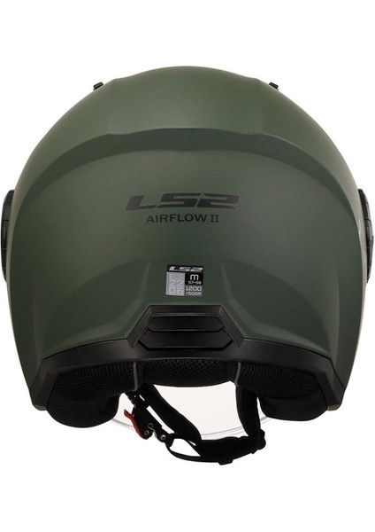 Airflow 2 Yarım Kask Mat Yeşil Xl indirimleri