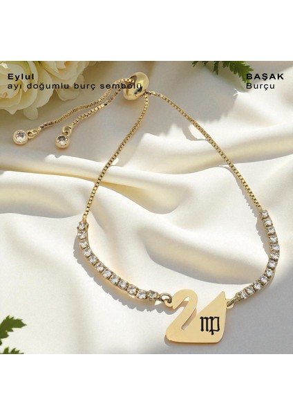 Eylül Ayı Doğumları İçin Beyaz Taşlı Kuğu Kuşu Motifli 14 Ayar Altın Plakalı Hediye fiyatları