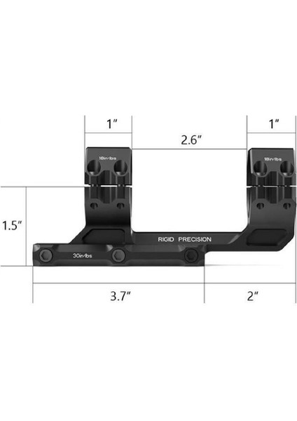 Rigid Precision Mounts 30MM 20 Moa Tek Parça Tüfek Dürbün Ayağı ARP30 fiyatları