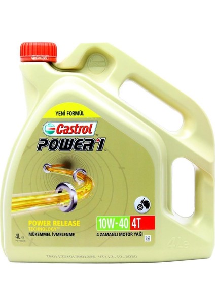 Power 1 4t 10w-40 Motosiklet Yağı 4 Lt
