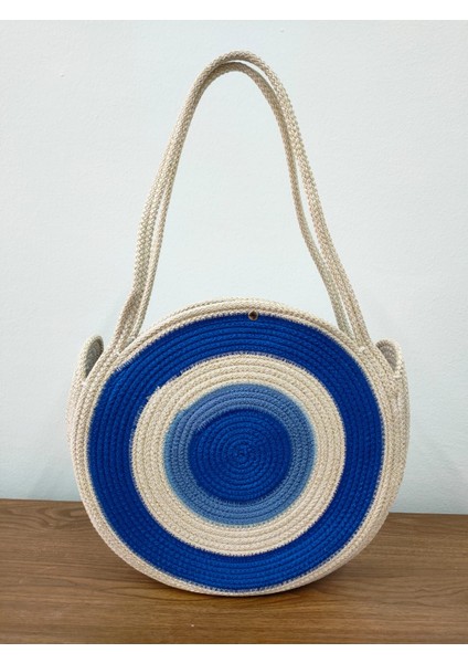 Beach,kadın Handmade Nazar Boncuklu Çanta, Plajçantası,kadın Günlük Kol Çantası modelleri