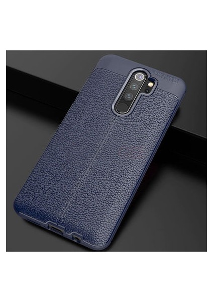 Redmi Note 8 Pro Kılıf Deri Görünümlü Deriko Premium Silikon Kapak