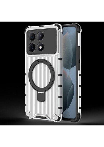Xiaomi Redmi K70 Pro Telefon Kılıfı, Manyetik Darbeye Dayanıklı Telefon Kılıfı Kapağı ve Halka Tutucu Xiaomi Redmi K70 Pro (Yurt Dışından)