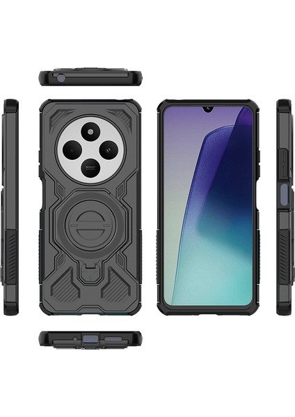 Xiaomi Redmi 14C/14R Manyetik Telefon Kılıfı, Askeri Düşme Korumalı Magsafe Telefon Kılıfı Kapağı Xiaomi Redmi 14C/14R (Yurt Dışından) modelleri