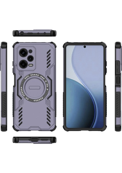 Xiaomi Poco M6 Pro 4g Manyetik Telefon Kılıfı, Güçlü Manyetik Isı Dağıtıcı Telefon Kılıfı Kapağı Xiaomi Poco M6 Pro 4g (Yurt Dışından) modelleri