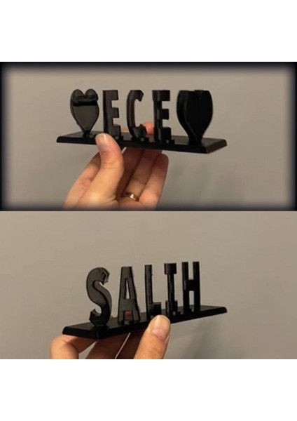 Perspektif Çift Isimliği - Siyah