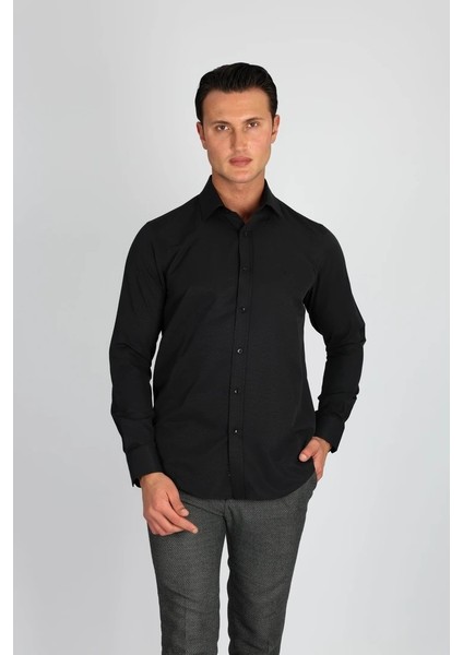 LM1490 C 500 Siyah Erkek Gömlek fiyatları