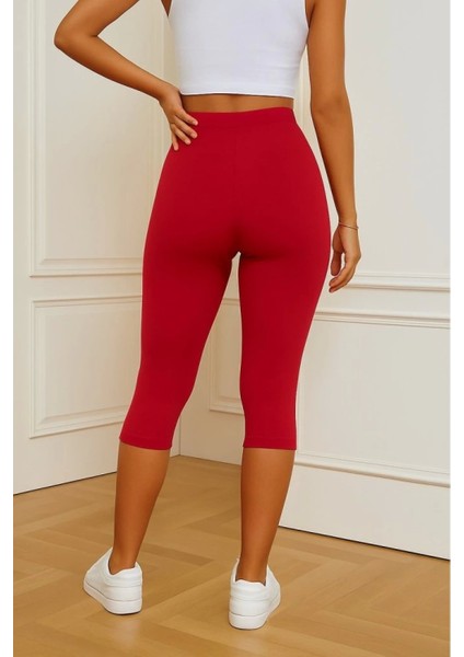 Esnek ve Rahat Kadın Midi Tayt