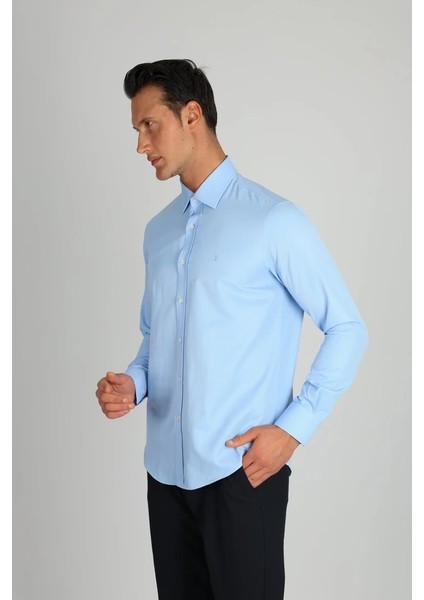 Soft Saten C 567 O.mavi Erkek Gömlek