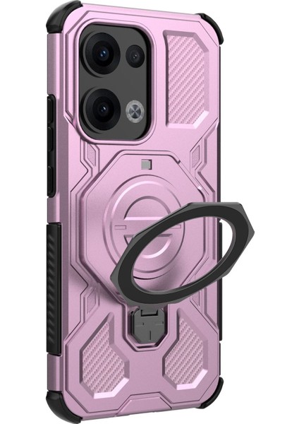 Oppo Reno 13 Pro Manyetik Telefon Kılıfı, Askeri Düşme Korumalı Magsafe Telefon Kılıfı Kapağı Oppo Reno 13 Pro (Yurt Dışından) modelleri