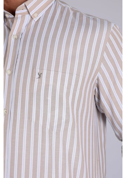 LM1485 R 750 Kahve Erkek Gömlek