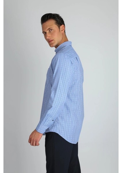 LM1479 R 563 K.mavi Erkek Gömlek