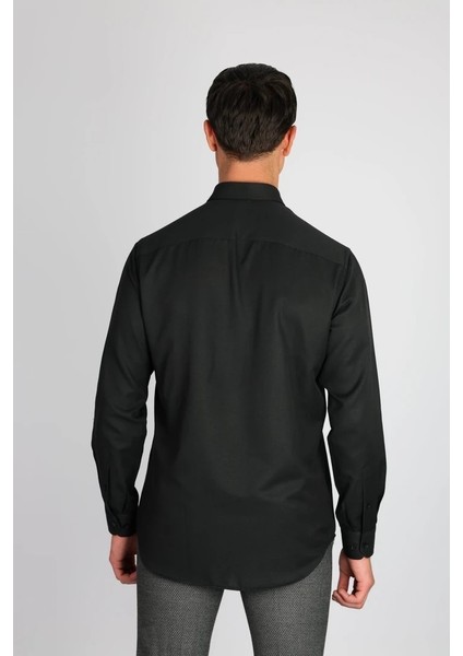 Oxf R 500 Siyah Erkek Gömlek modelleri