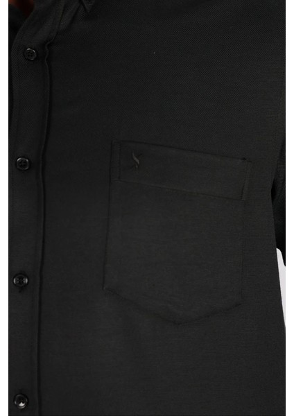 Oxf R 500 Siyah Erkek Gömlek