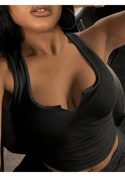 Kadın V Yakalı Kaşkorse Bluz