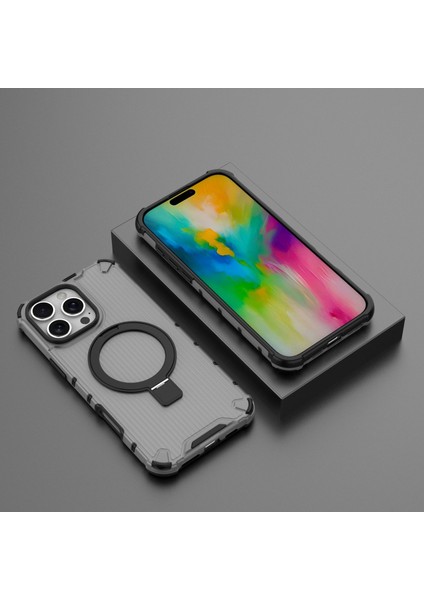 IPhone 16 Pro Telefon Kılıfı, Manyetik Darbeye Dayanıklı Telefon Kılıfı Kapağı ve Halka Tutucu IPhone 16 Pro (Yurt Dışından) fiyatları