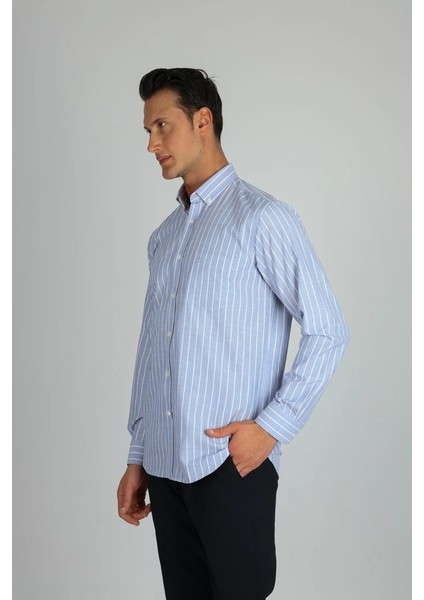 LM1481 R 506 Lacivert Erkek Gömlek